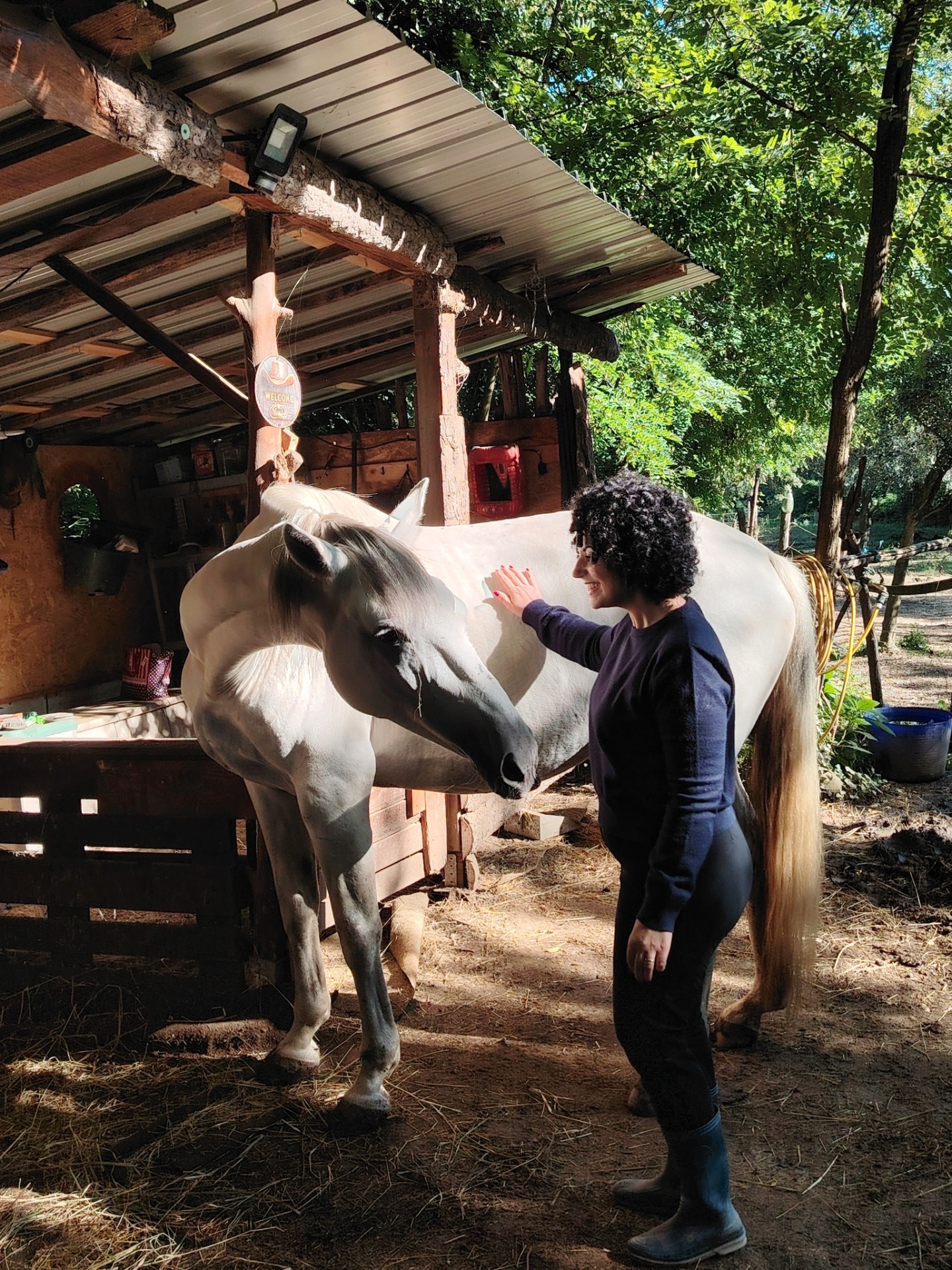Marisa con Centinela